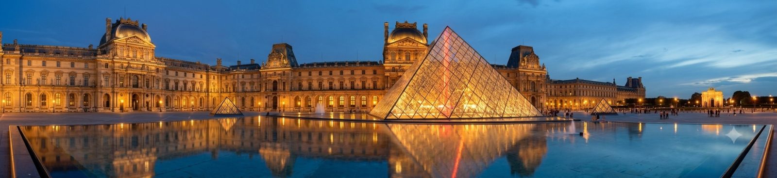 Entrance to Louvre Museum