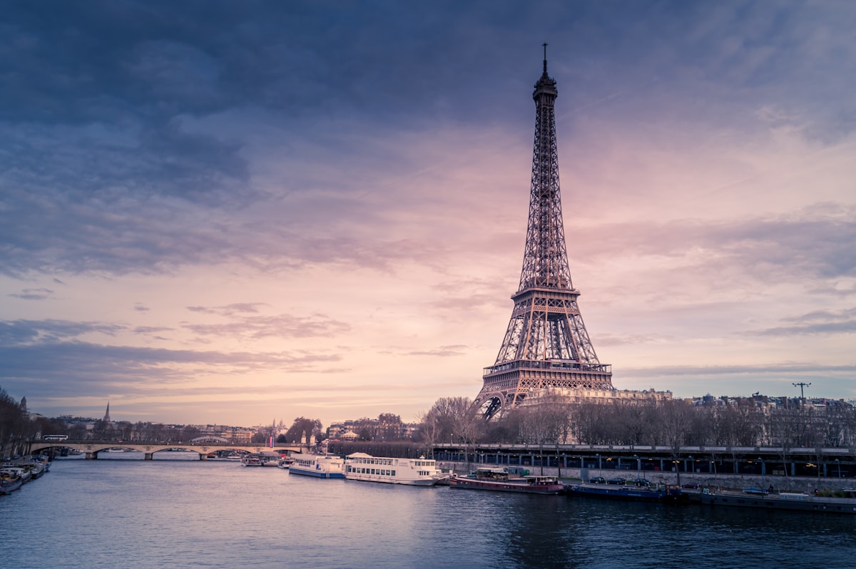 Eiffel Tower and Paris city view from Trocadero