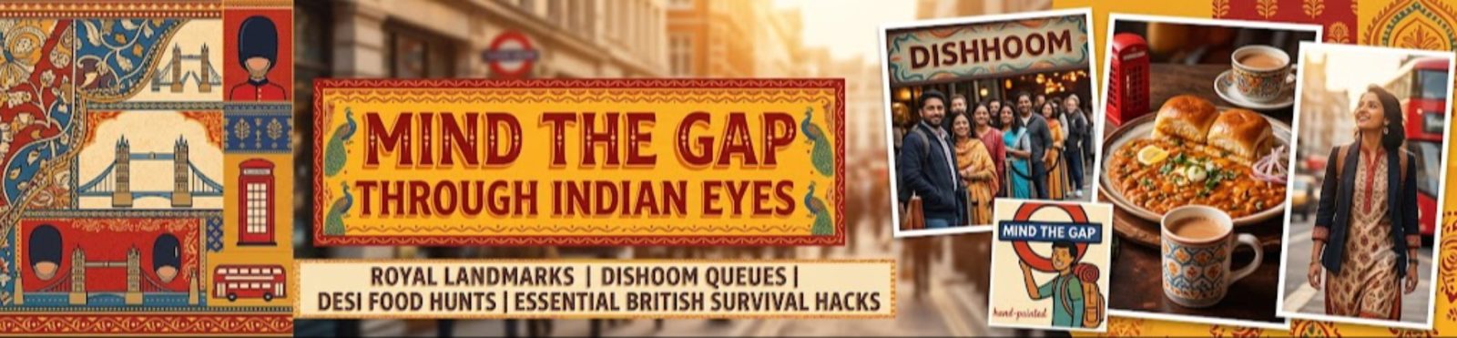 Mind the Gap Through Indian Eyes: Royal Landmarks, Dishoom Queues, Desi Food Hunts & Essential British Survival Hacks