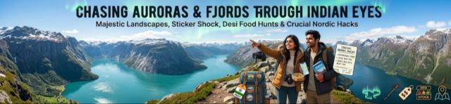 Chasing Auroras & Fjords Through Indian Eyes: Majestic Landscapes, Sticker Shock, Desi Food Hunts & Crucial Nordic Hacks