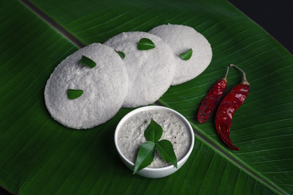 Crisp South Indian Masala Dosa served with chutneys and sambar